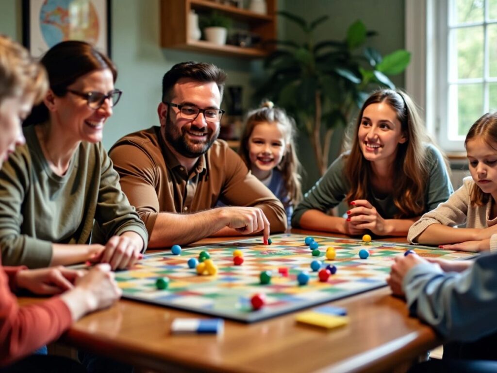 Pessoas jogando jogos de tabuleiro