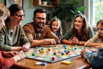 Pessoas jogando jogos de tabuleiro